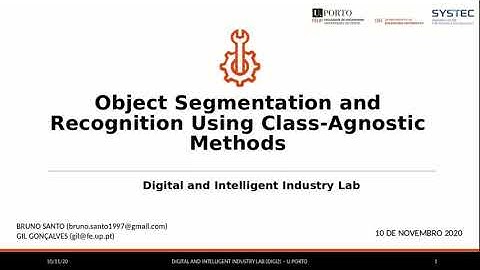 Object Segmentation and Recognition Using Class-Agnostic Methods - DIGI2 Talks!