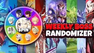 Weekly Boss Randomizer | Genshin Impact