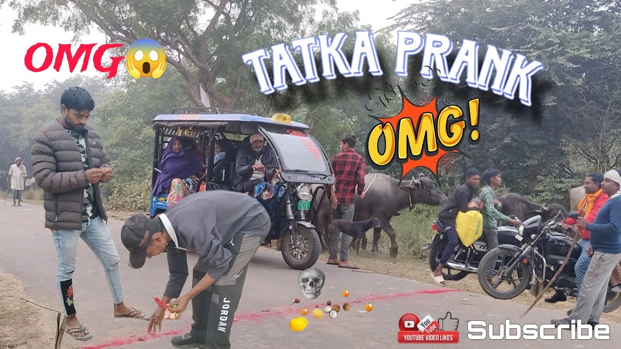 TATKA PRANK VIDEO COMEDY FUNNY|| DNCR SHRINU || people reaction 