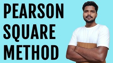 Pearson Square Method | Food Technology Concepts