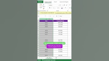 Aprenda a remover linhas em branco no Excel