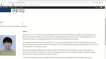 Raspberry Pi LAMP Web Server and WordPress Website by Nicholas John Kuan Chee Loh