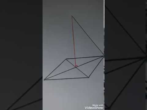طريقتي في رسم الهرم