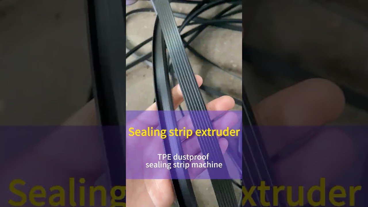 TPE European standard sealing strip extruder  High efficiency 