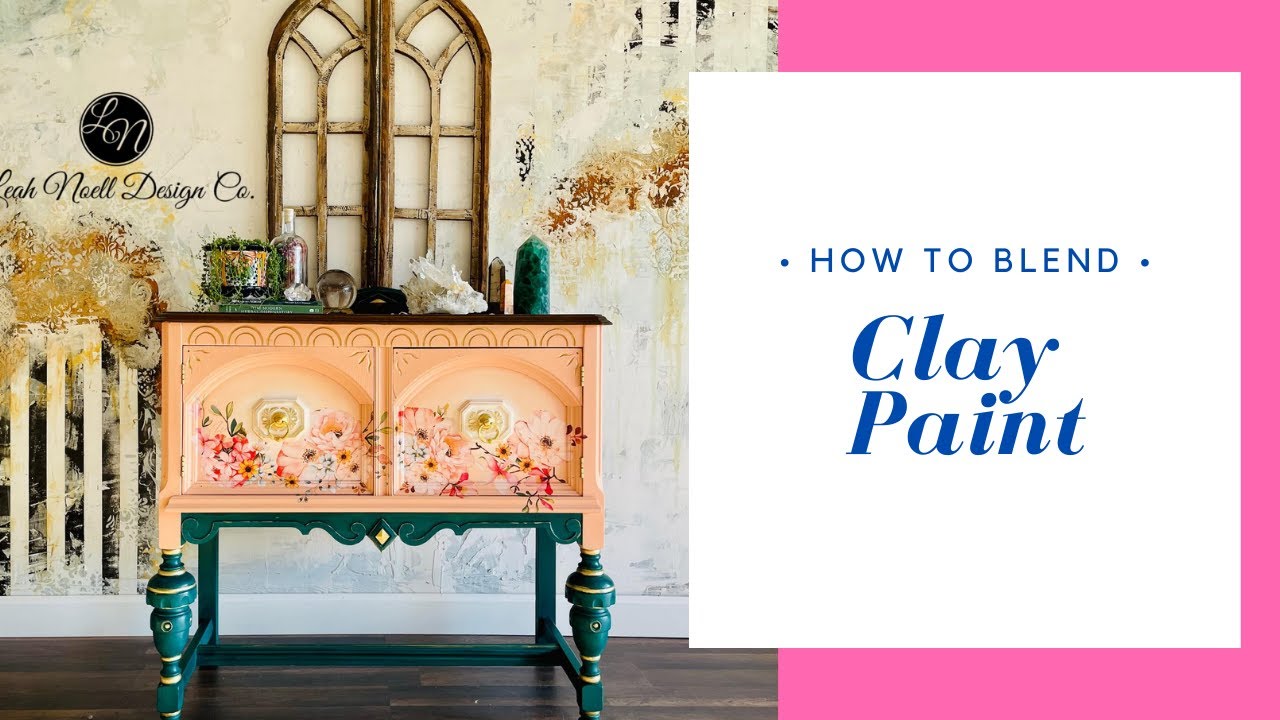 How to Blend Clay Paint 