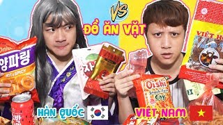 ĐỒ ĂN VẶT HÀN QUỐC VS ĐỒ ĂN VẶT VIỆT NAM!! Gặp Người Hàn & Cái Kết ...