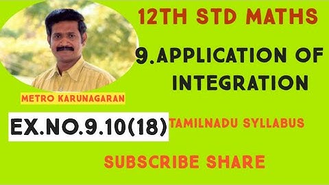 12th Std Maths Ex.9.10(18) The value of integration 0 over 1 (sin-¹x)² dx is