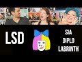 LSD - Genius - Sia, Diplo, Labrinth - REACTION