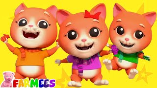 three little kittens nursery rhymes and baby songs by farmees