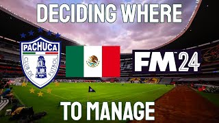 Deciding which club to manage in FM24