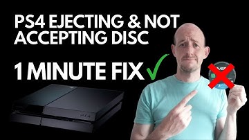 How To Fix PS4 Ejecting And Not Accepting Disc - 1 Min Method
