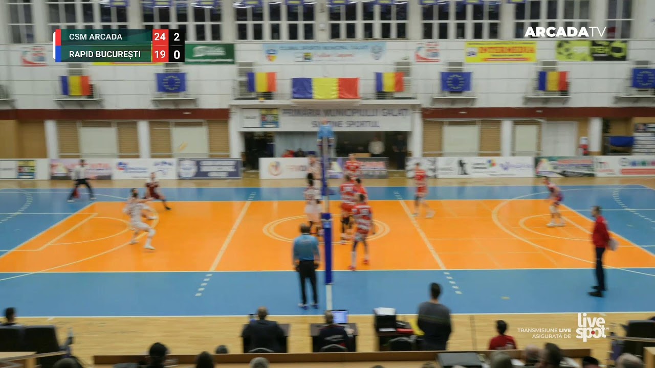 #LIVE | CSM ARCADA GALAȚI vs. RAPID BUCUREȘTI