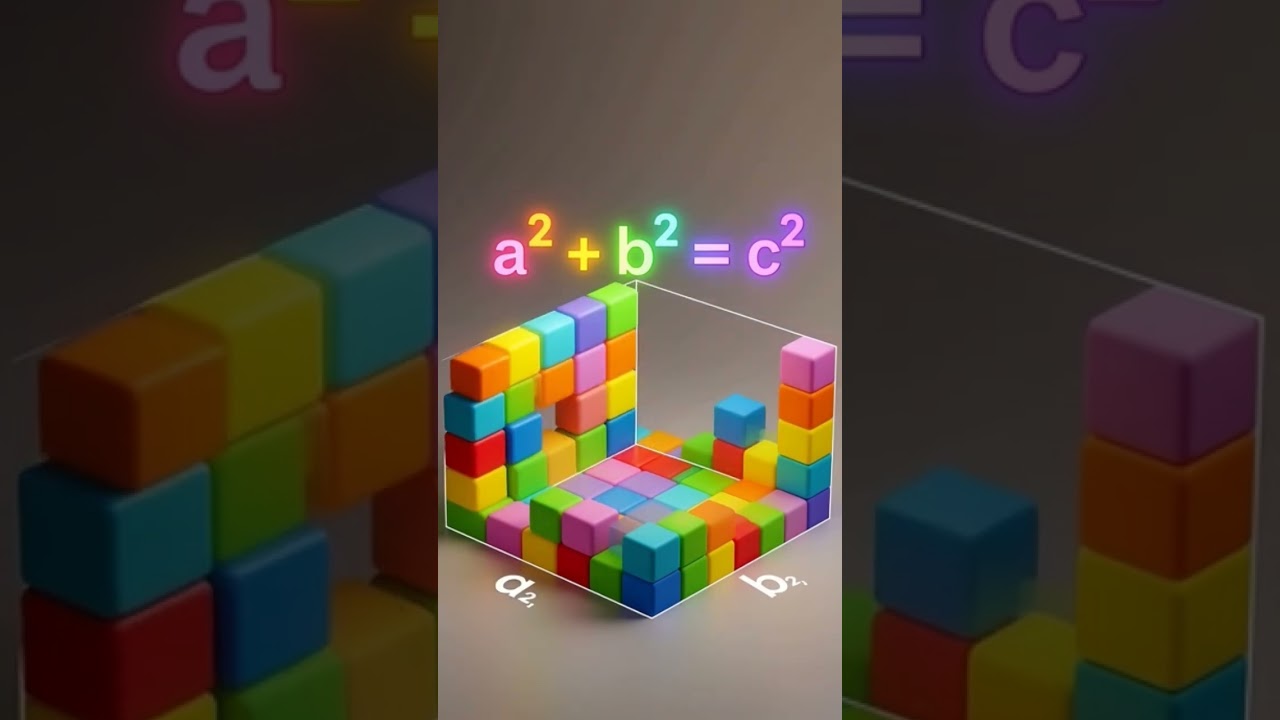 Pythagoras theorem ko 3d video ke sath 🙏🙏🙏