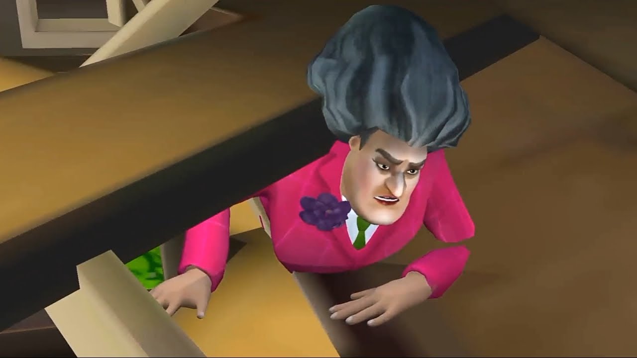 TEACHER SE REVENGE SCARY TEACHER 3D PRANK GAMEPLAY TREE HOUSE - YouTube