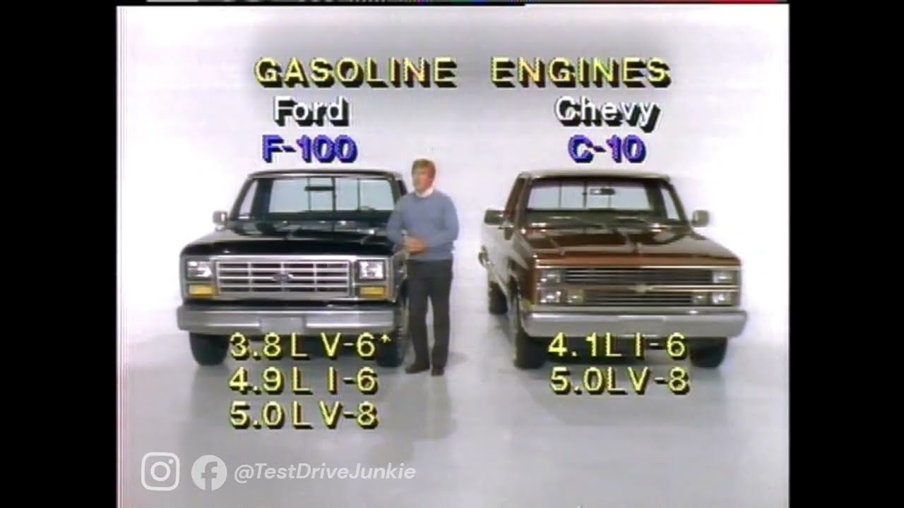 1983 Ford F-Series vs Chevrolet C/K Manufacturer Laserdisc Promotional Video