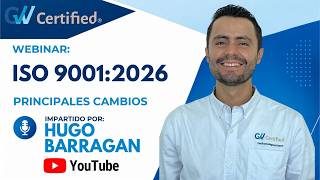 Details Webinar ISO 9001:2026 (Principales Cambios) | GW Certified Update