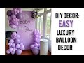 How to make a  balloon garland tutorial baby shower ideas
