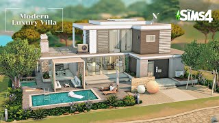 Modern Luxury Villa | Tartosa⛵  | Stop Motion Build | The Sims 4 | No CC