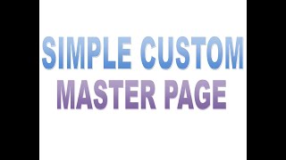 Ms Publisher: CREATE A MASTER PAGE