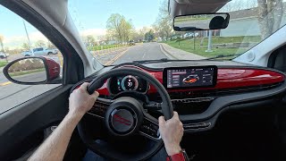 Town Drive POV - 2024 FIAT 500e INSPI(RED)