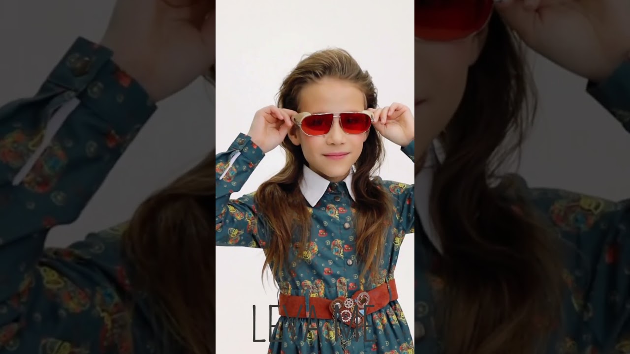 Платье с принтом в стиле стимпанк от Leya.me  