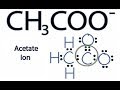 Lewis Structure of CH3COO-
