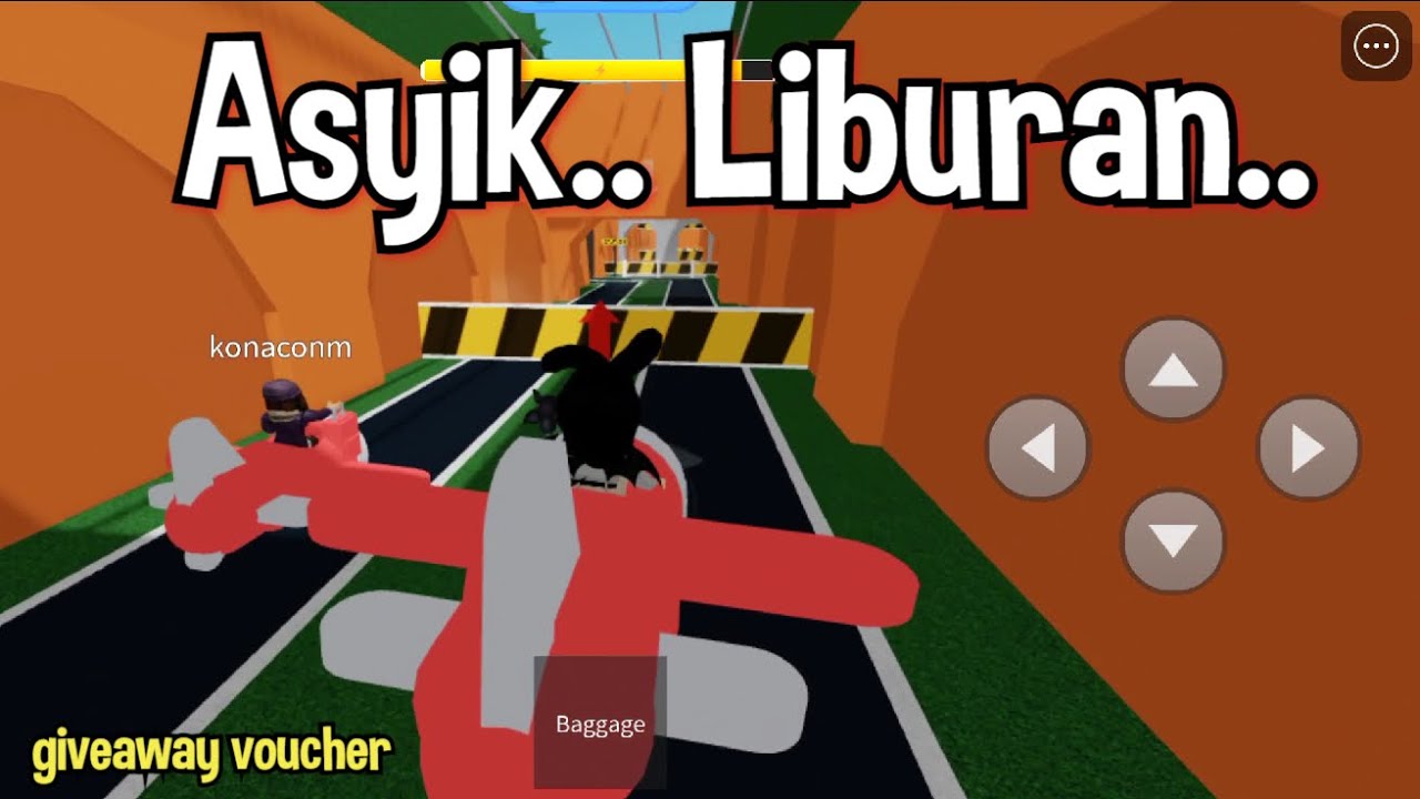 Liburan Sudah Datang, Yuk Kita Liburan Teman2 | Airplane 4 [Story] ROBLOX INDONESIA