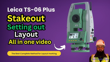 How to stakeout || survey point || with Leica TS-06 Plus / Fully Detailed Video.(Tutorial)✓