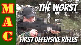 Picking the wrong defensive rifle.