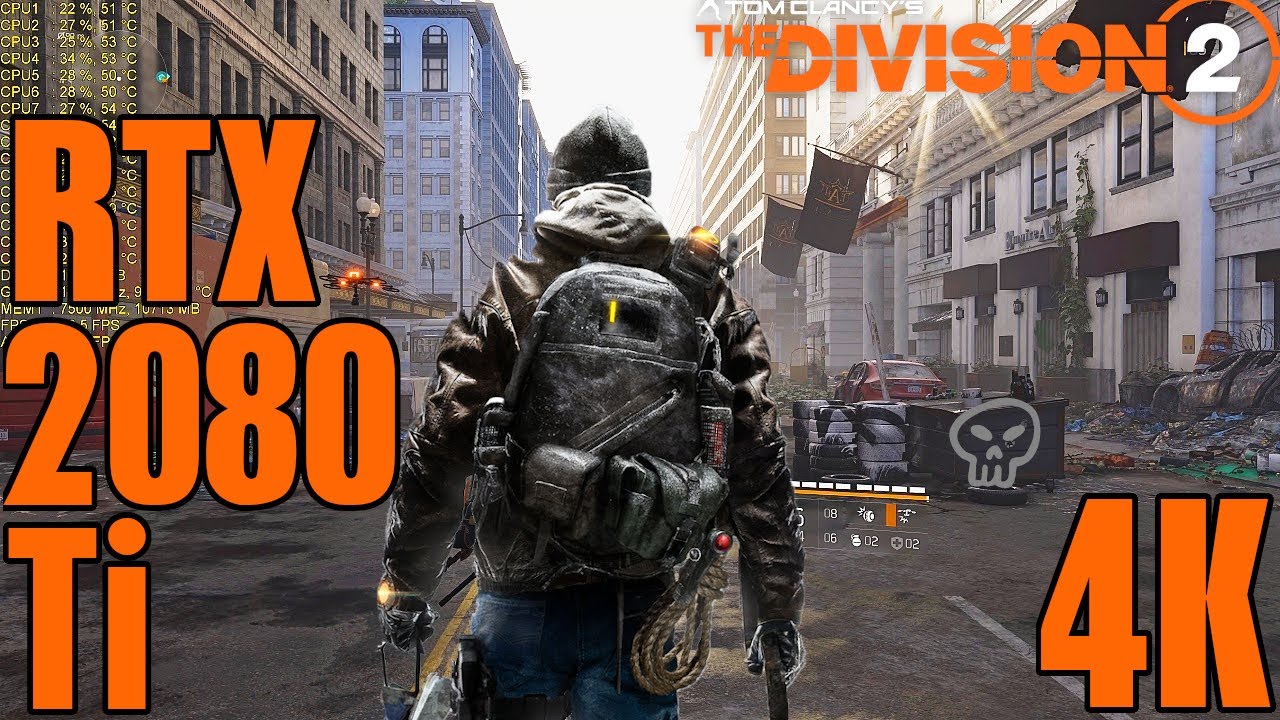 The Division 2 4K UltraHD Rtx 2080 Ti Fps Performance Ultra!!