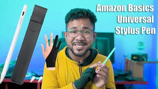 Amazon Basic Stylus Pen Unboxing and Review | Best Budget Stylus for iOS&Android