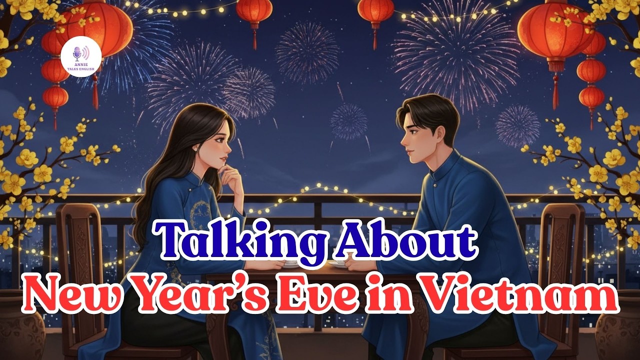 Easy English Conversation 45: Talking About New Year’s Eve in Vietnam
