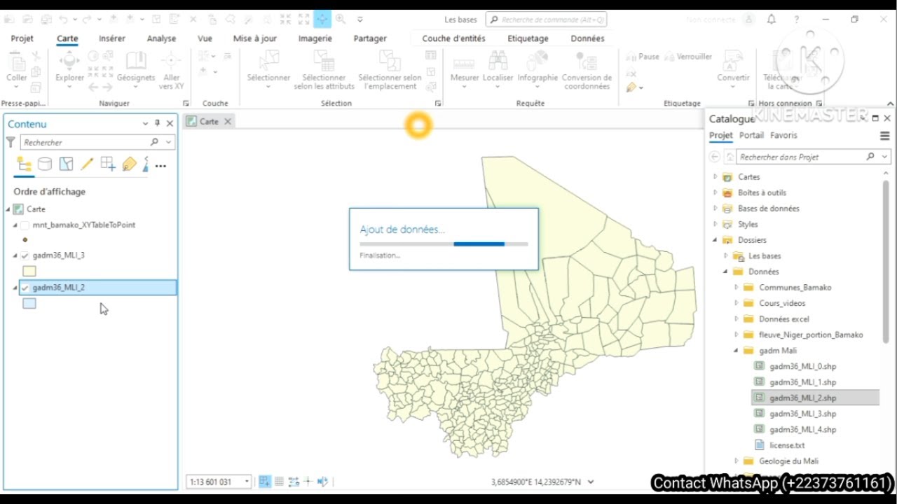 Arcgis pro importer des données