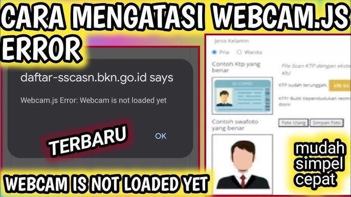 Ilustrasi Webcam Mogok