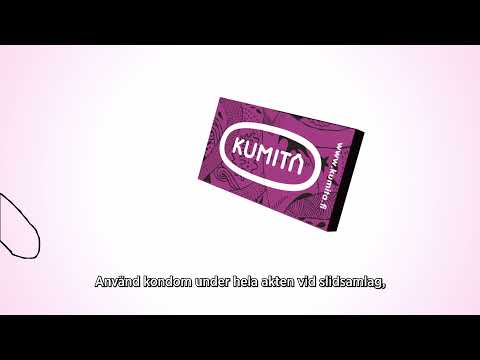 Kumita kondomin käyttöohjevideo (ruotsinkielinen tekstitys)