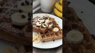 Banana Bread Waffles 🧇🍌✨