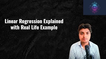Linear Regression Explained  with Real Life Example
