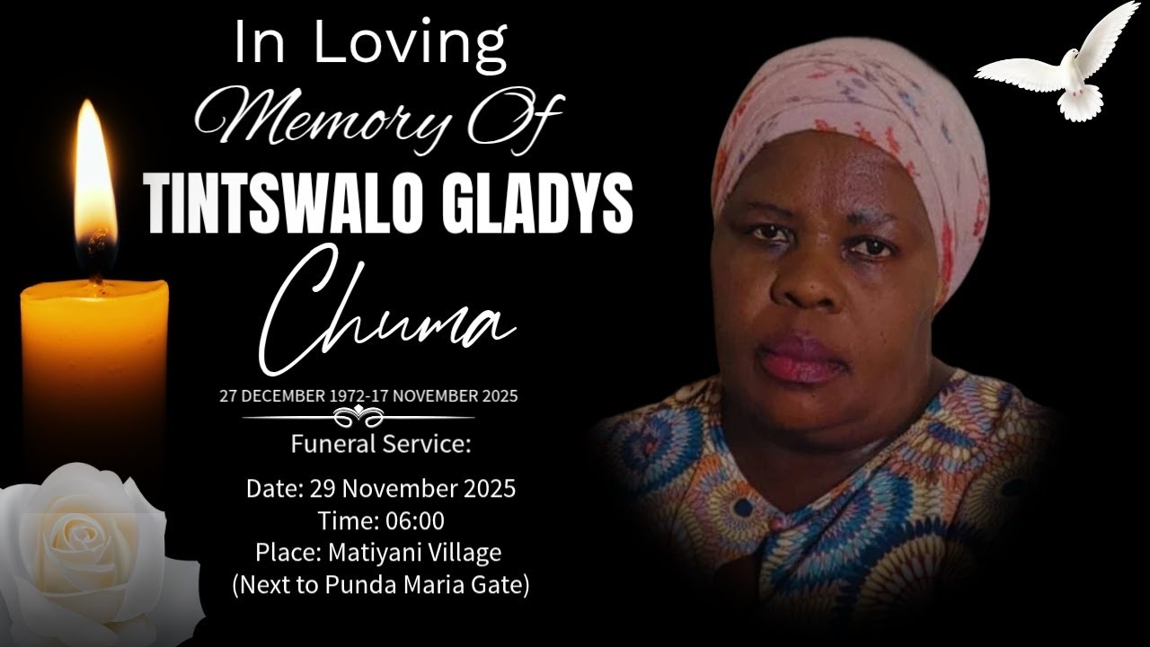FUNERAL SERVICE OF TINTSWALO GLADYS CHUMA
