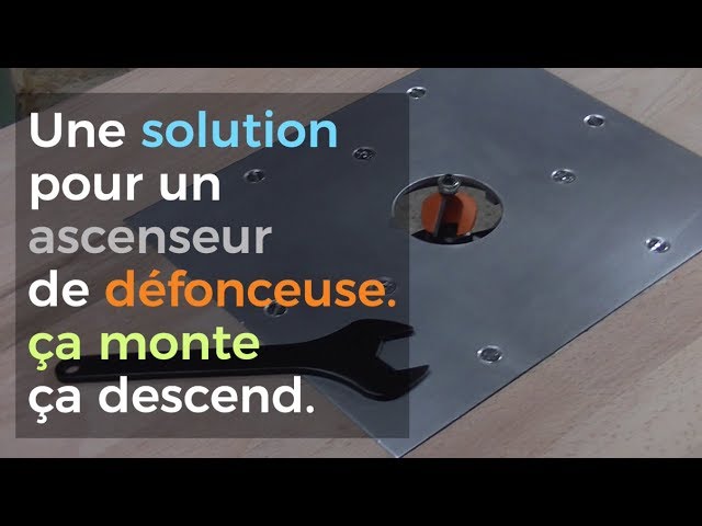 Pas à pas] Défonceuse sous table (élévateur électrique) par FloDst sur  L'Air du Bois