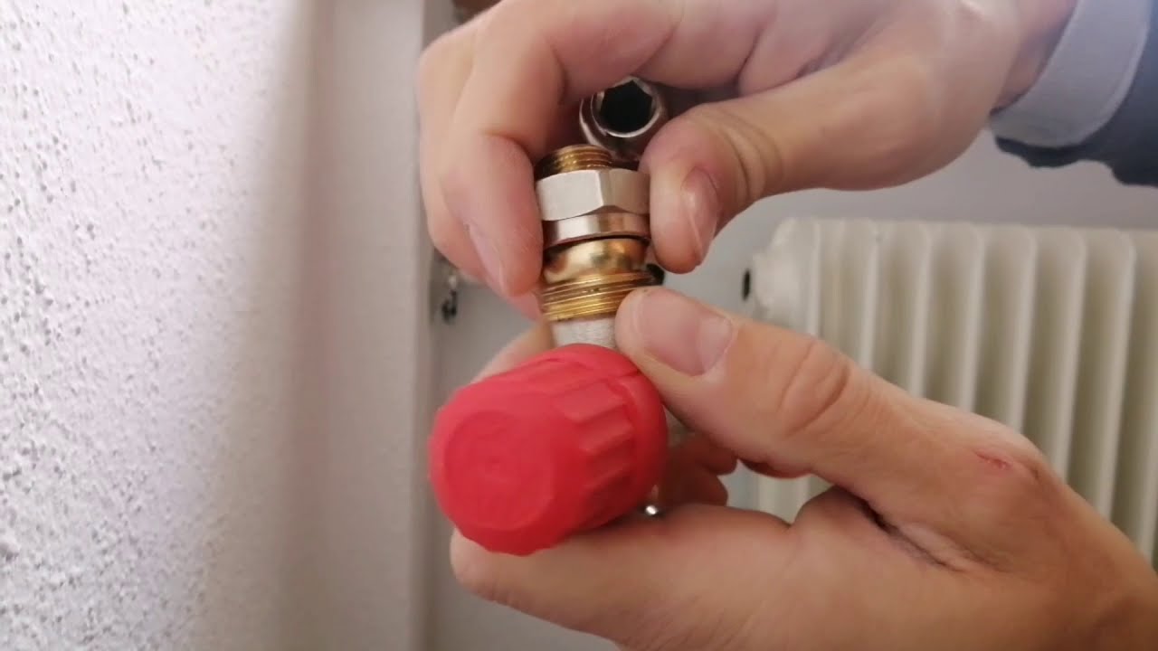 Heizungsventil tauschen/Danfoss Ventil montieren mit Thermostatkopf