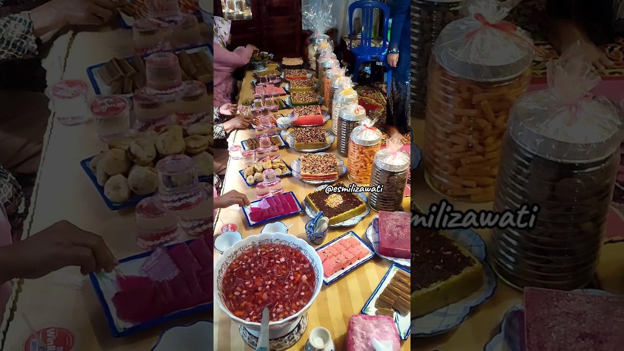 BEGINI ADAT NIKAHAN ORANG PALEMBANG, MAKANANAN BERLIMPAH RUAH 