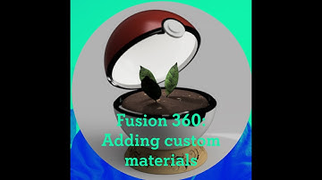 Fusion 360: Adding custom materials