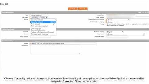 How to submit a case from the Partner Management Center for the Tableau Support Team