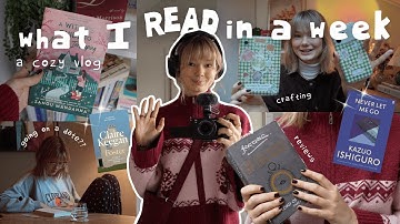 what I read in a week ☁️✨ mood reading vlog