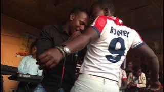 Musa jakadalla performing Nyar Asembo (testing) The palace inn Rwambwa 2019