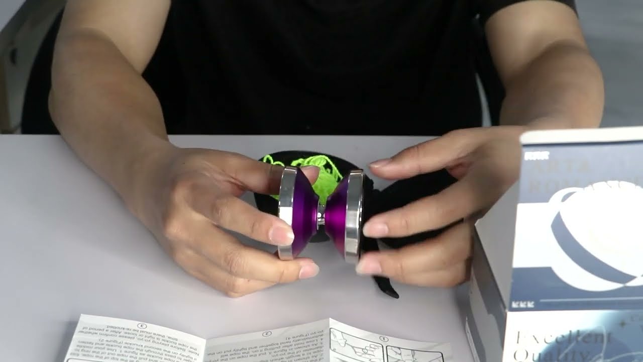 WATIEOBOO Purple Bimetallic YOYO Open Box