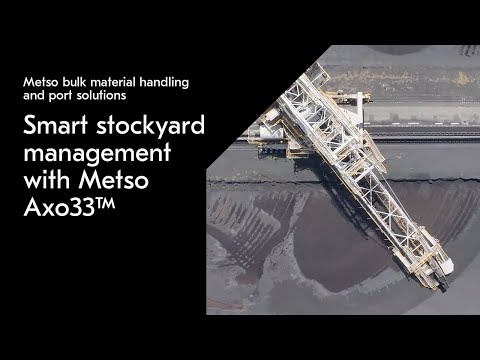 Smart stockyard management for material handling applications