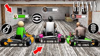 Playing as Granny and Grandpa vs Baldi go Karting in house - Gameplay Animation (p.29)