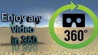 Enjoy any  video  in 360 VR effect in simple steps.   !! screenshot 4
