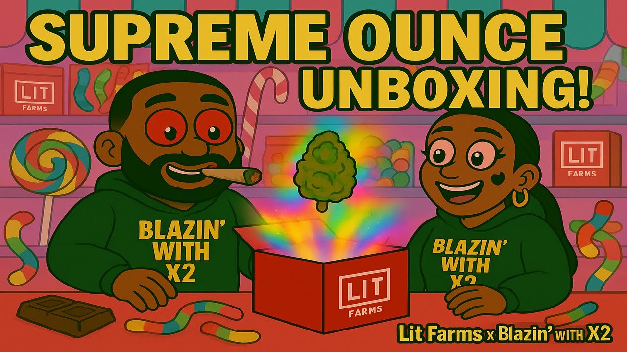 It Was So Lit I Had to Get a Supreme Ounce! | Lit Farms Unboxing